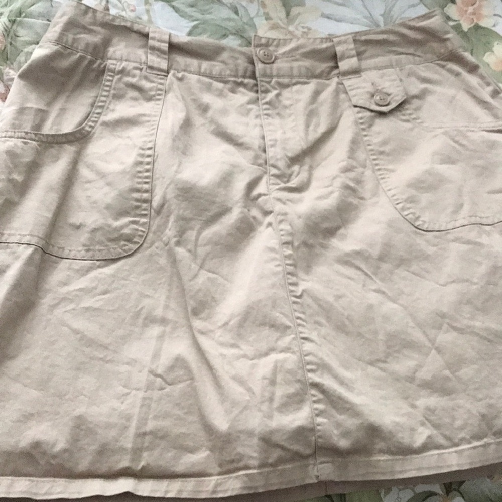 Beige Skort